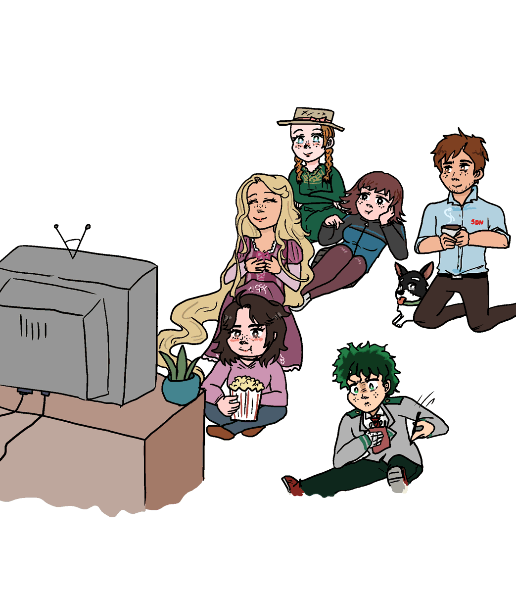 Kinkyarthoe's tweet photo. Freckled characters!
#rapunzel #annewithane #kimpine #robertrobertson #deku 
#oc #selfinsert https://t.co/RCnbgC0nXK