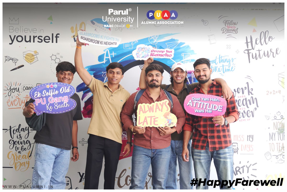 Parul University Alumni Association tweet media