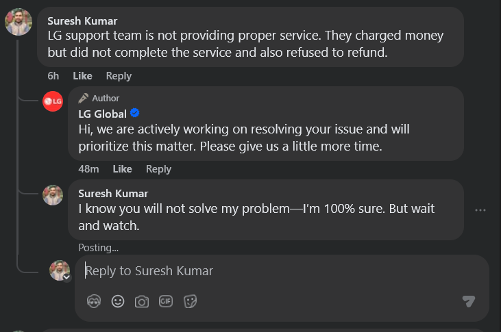 Sureshkldh's tweet photo. @LGIndia https://t.co/gdudYLU9wy