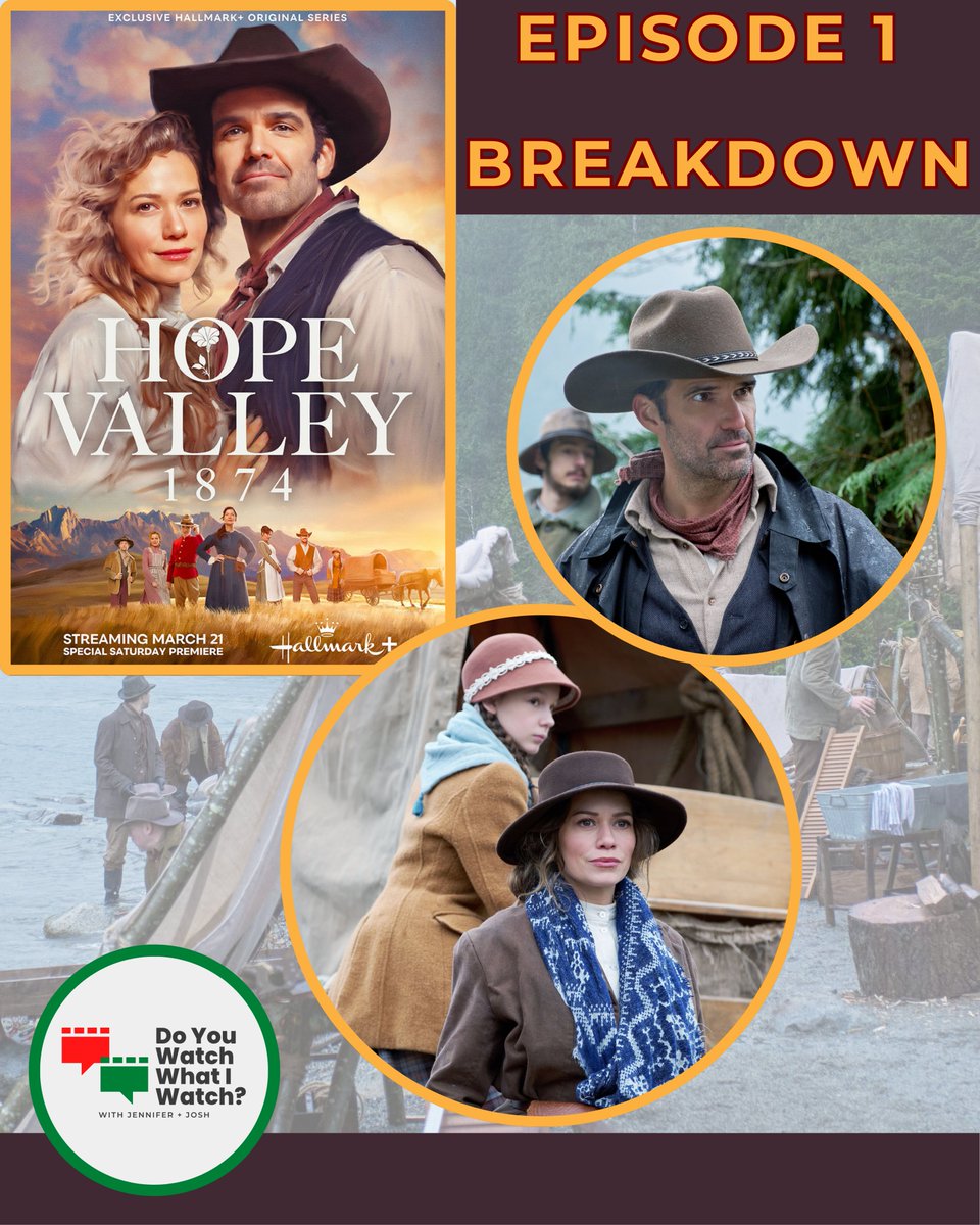 DoYouWatch_Pod's tweet photo. We’re heading back to where it all began…
This week, we’re recapping and reviewing Hallmark’s Hope Valley: 1874 — the brand-new prequel to the fan-favorite series When Calls the Heart.
Here's the breakdown of episode 1!
#hearties #hallmarkplus #hopevalley1874 @HallmarkPlus https://t.co/HXtCbGOWU9