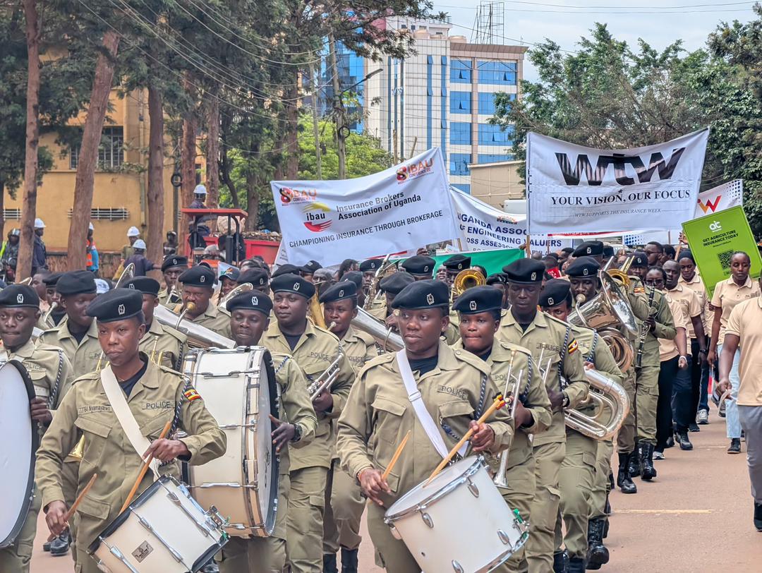 octagon_uganda's tweet photo. Alhaji Kaddunabbi Ibrahim, CEO of @IraUganda, led Day 5 of #InsuranceWeek The day featured a lively march, showcasing efforts to raise public awareness.
Activities run until 26th March with insurance consultations, free medical services, blood donation &amp; stakeholder engagements. https://t.co/0hVhPlOrmk