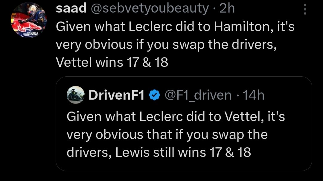 Historia Leclerc tweet media