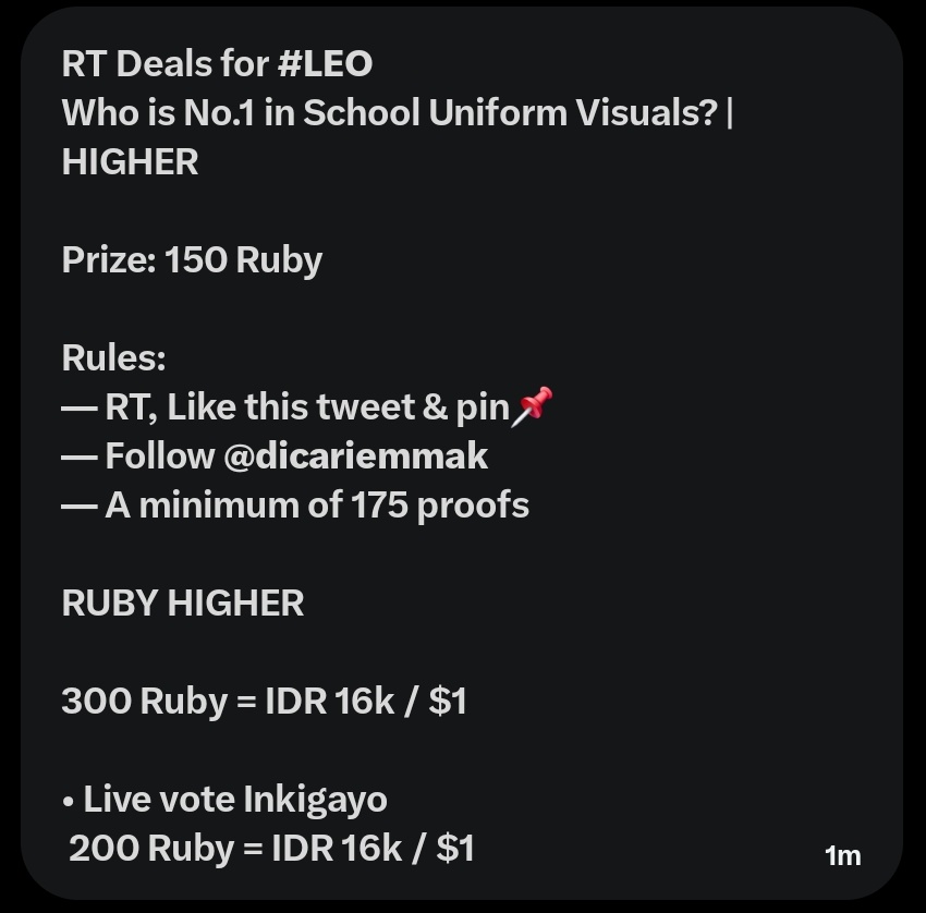 LEO INA VOTING TEAM tweet media