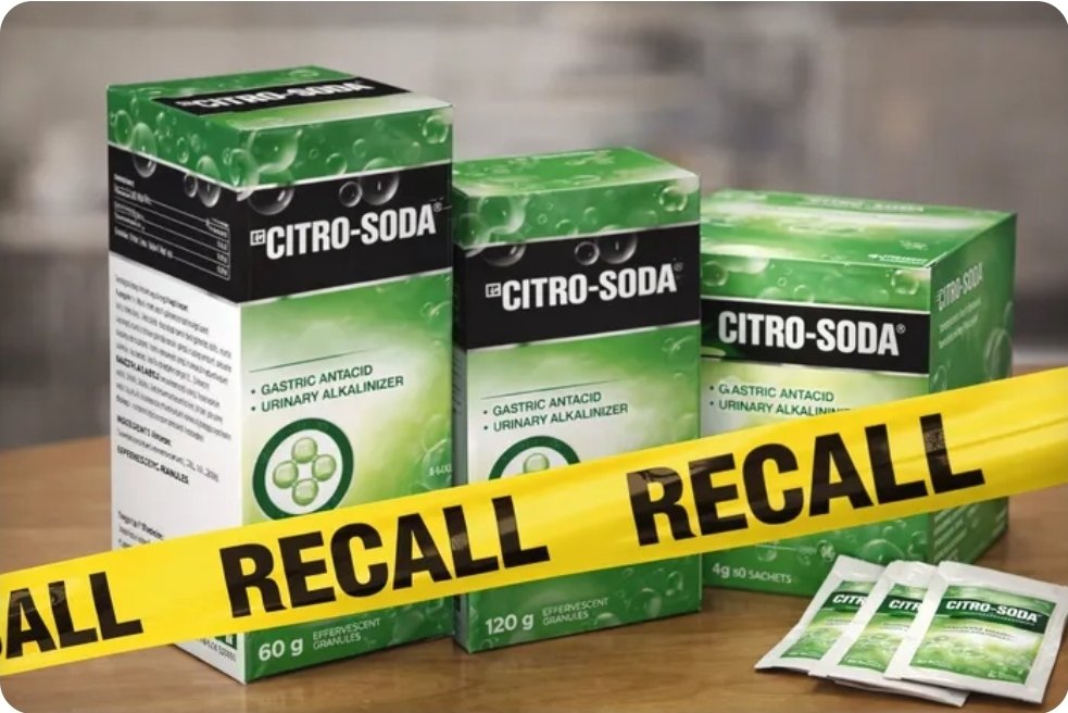 IOL's tweet image. The South African Health Products Regulatory Authority (SAHPRA) this week announced a recall of specific batches of Citro-Soda Regular products.
#news #SAHPRA #recall #CitroSodaRegular #products #specific #batches
Read on tinyurl.com/y3fv2ppe