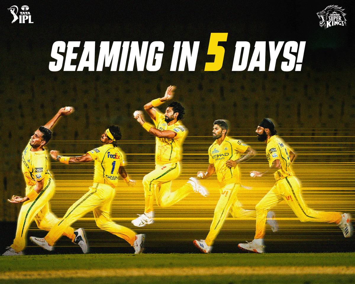 5️⃣PEED SHOW in 5️⃣ days! ⚡

#WhistlePodu #Yellove