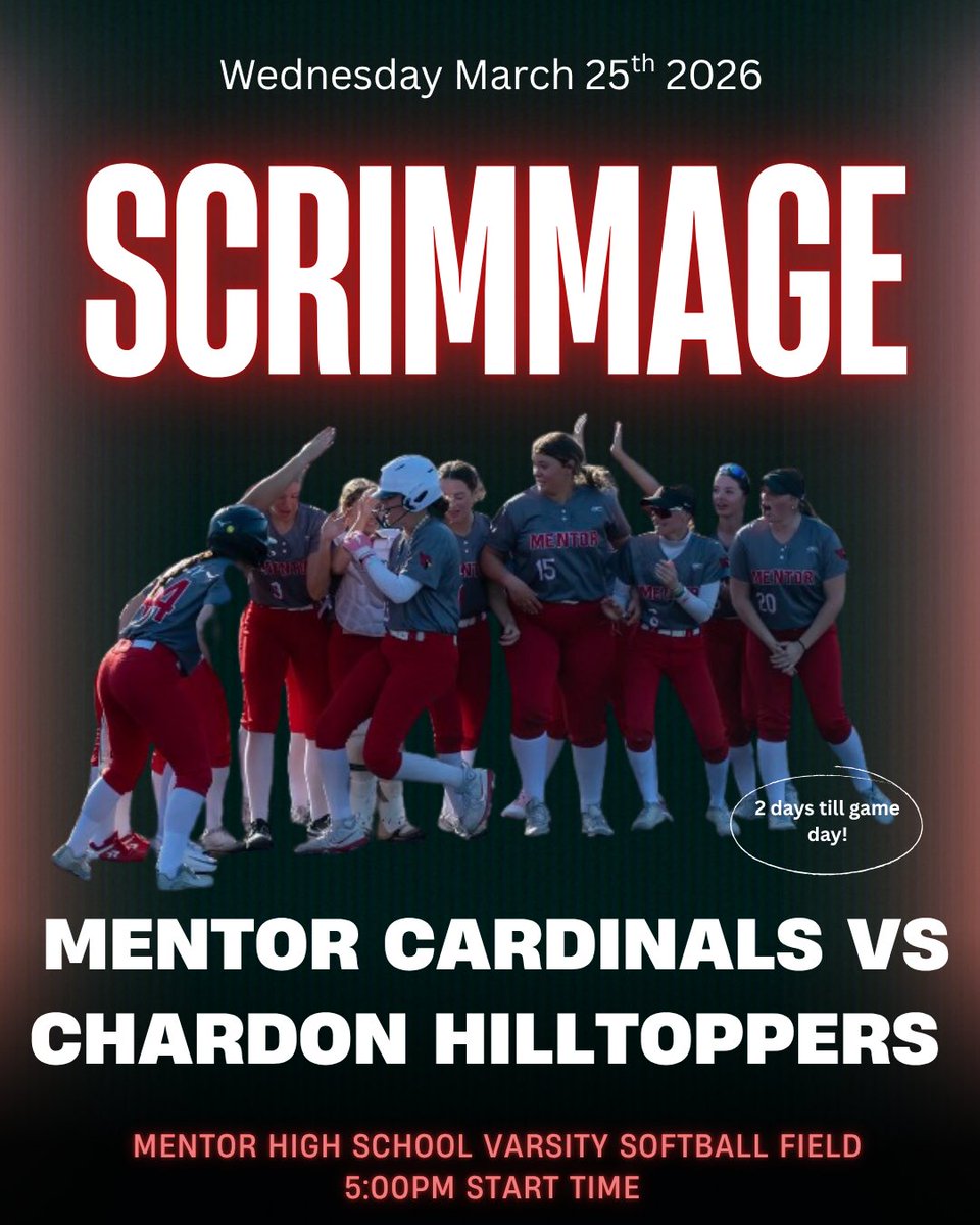 Mentor Cards Softball tweet media