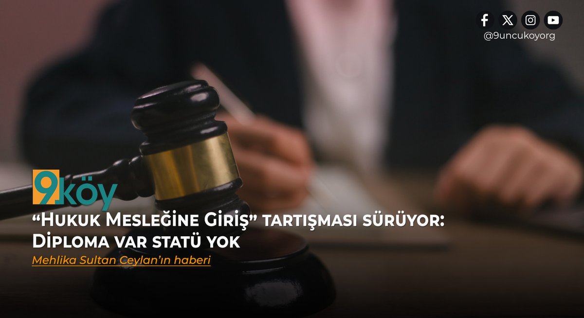 “Hukuk Mesleğine Giriş” tartışması sürüyor: Diploma var statü yok
Hukuk Mesleğine Giriş Sınavını avukat adaylarından önce hukukçular eleştiriyor ve muhakeme yeteneğini değil, ezber yeteneğini ölçen bir sınav olarak görüyorlar. Barolar ve avukatlar, HMGS’de sorulan soruların hukuk