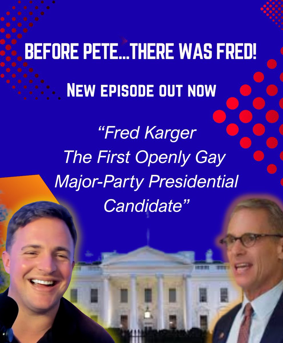 JamesDukeMason's tweet photo. NEW EPISODE ALERT 🚨
He took on Prop 8.
He challenged his own party.
He ran for President (before Pete).

@FredKarger joins me on Duke’s Download this week and trust me — this one is political history you weren’t taught. 🎧

Listen to the entire conversation with this LGBTQ trailblazer wherever you get your favorite podcasts (YouTube link below!).

https://t.co/IzamUU0p6J