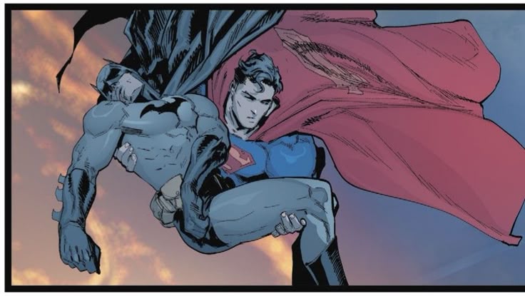 Superman and his princess in distress