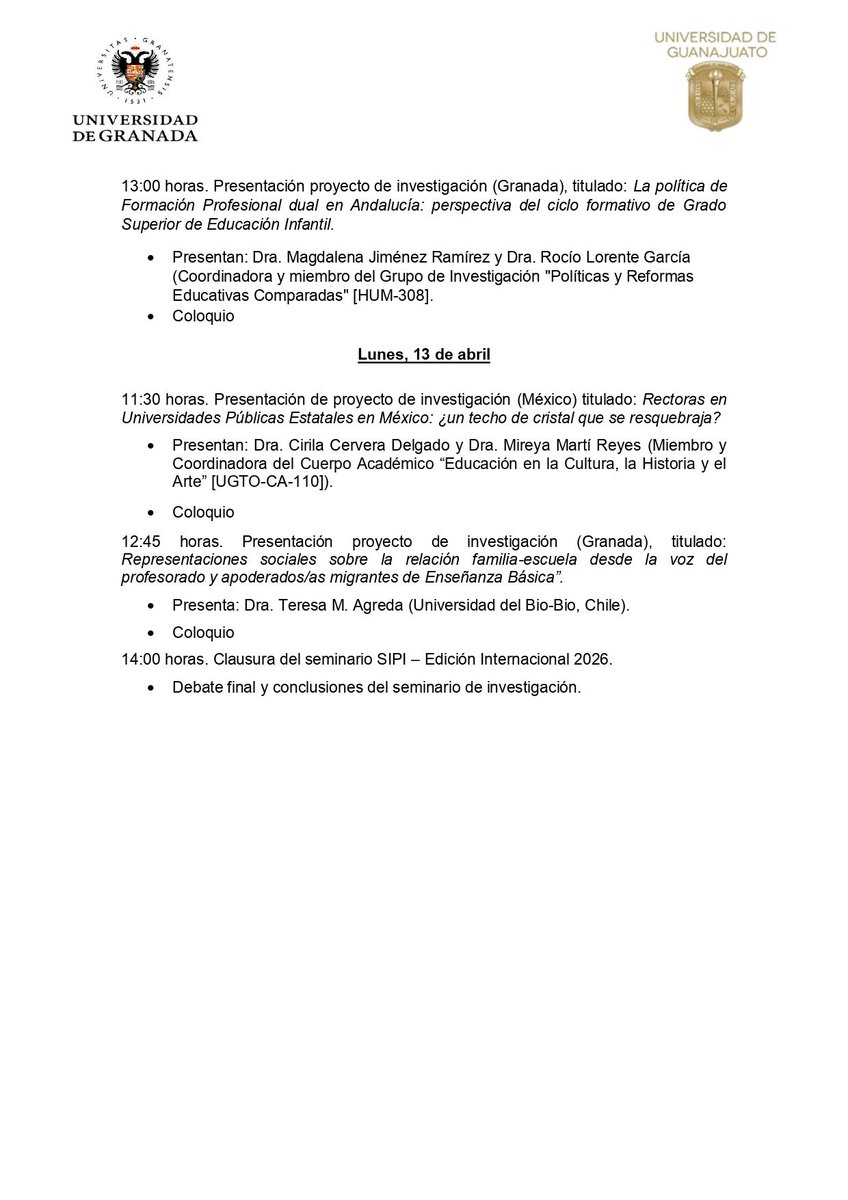 Facultad Ciencias de la Educación UGR tweet media