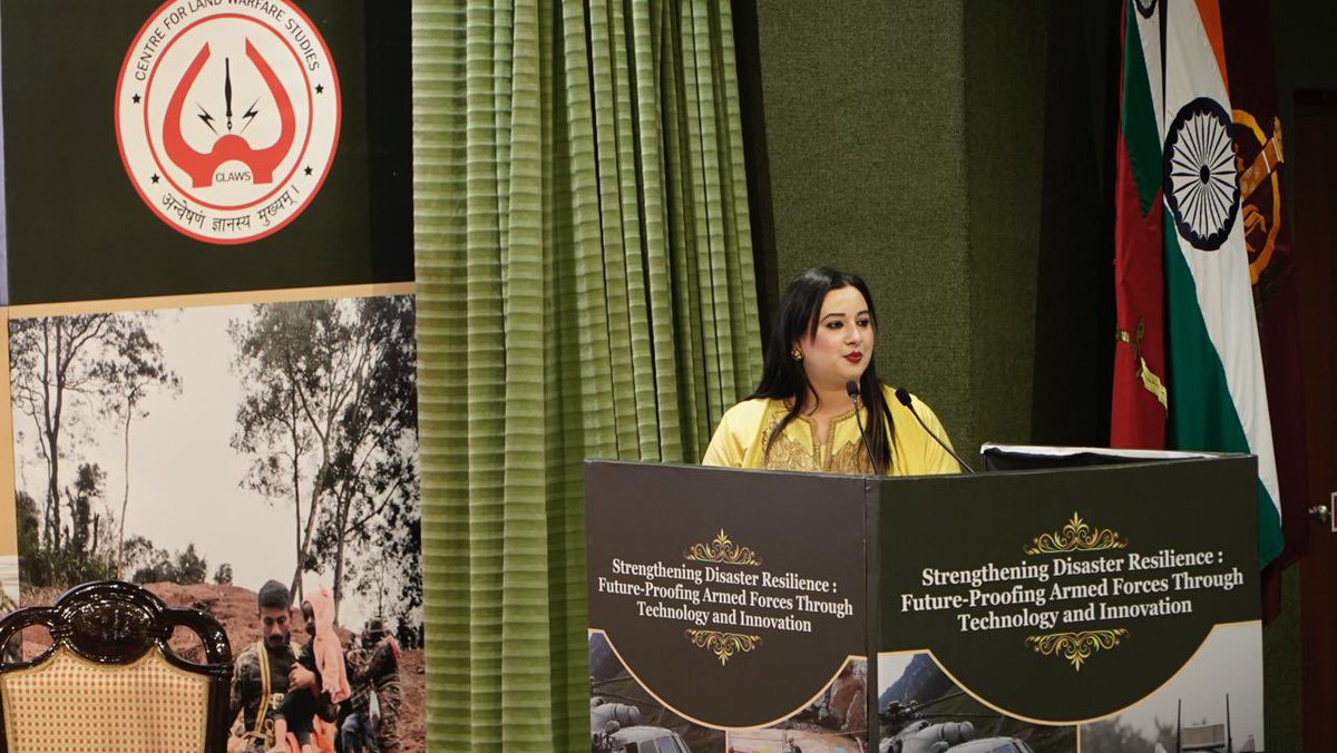 JamilSnowber's tweet image. Privileged to join as a Panelist &amp;amp; to have the opportunity to contribute in the CLAWS–NDMA Joint Symposium on 'Strengthening Disaster Resilience: Future-Proofing Armed Forces Through Technology &amp;amp; Innovation.
#ndmaindia
#DisasterResilience
#ArmedForces
#NDMA
#CLAWS