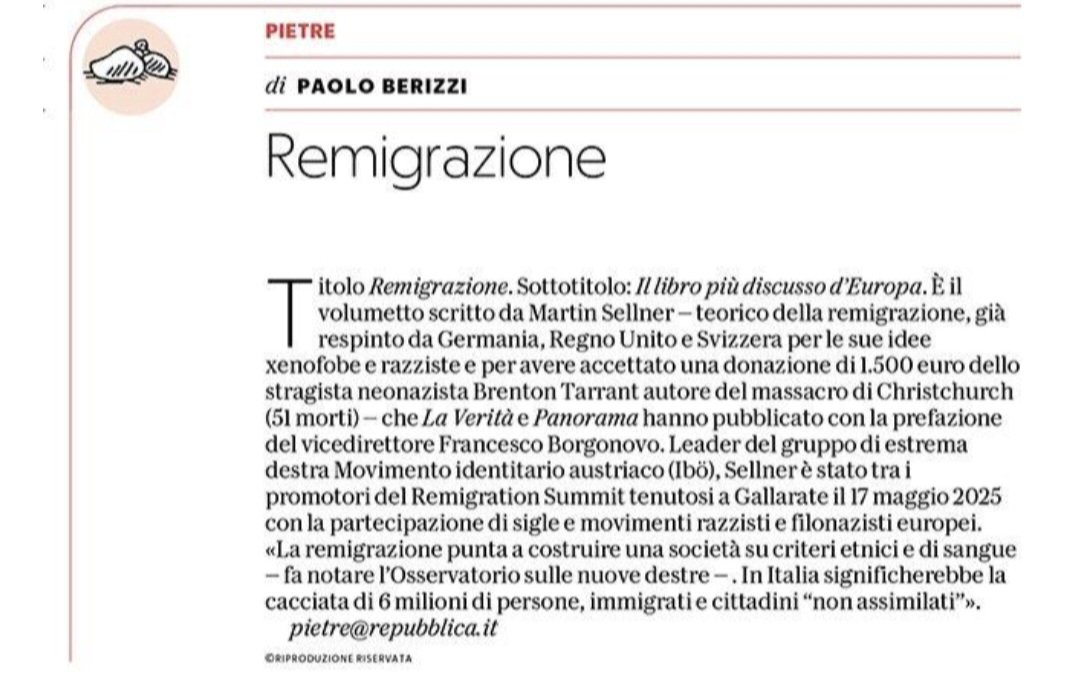 Paolo Berizzi tweet media