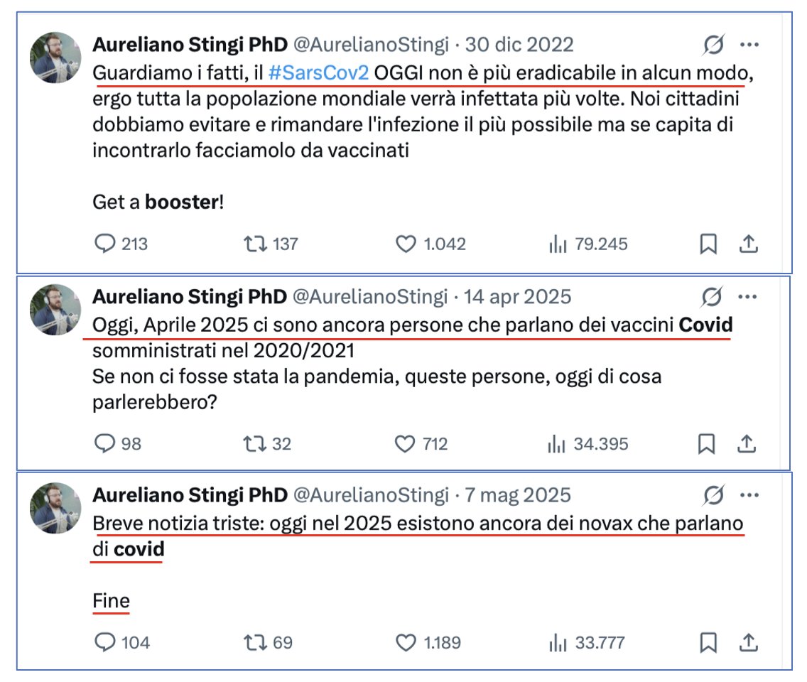 La scienza si adegua agli eventi.
