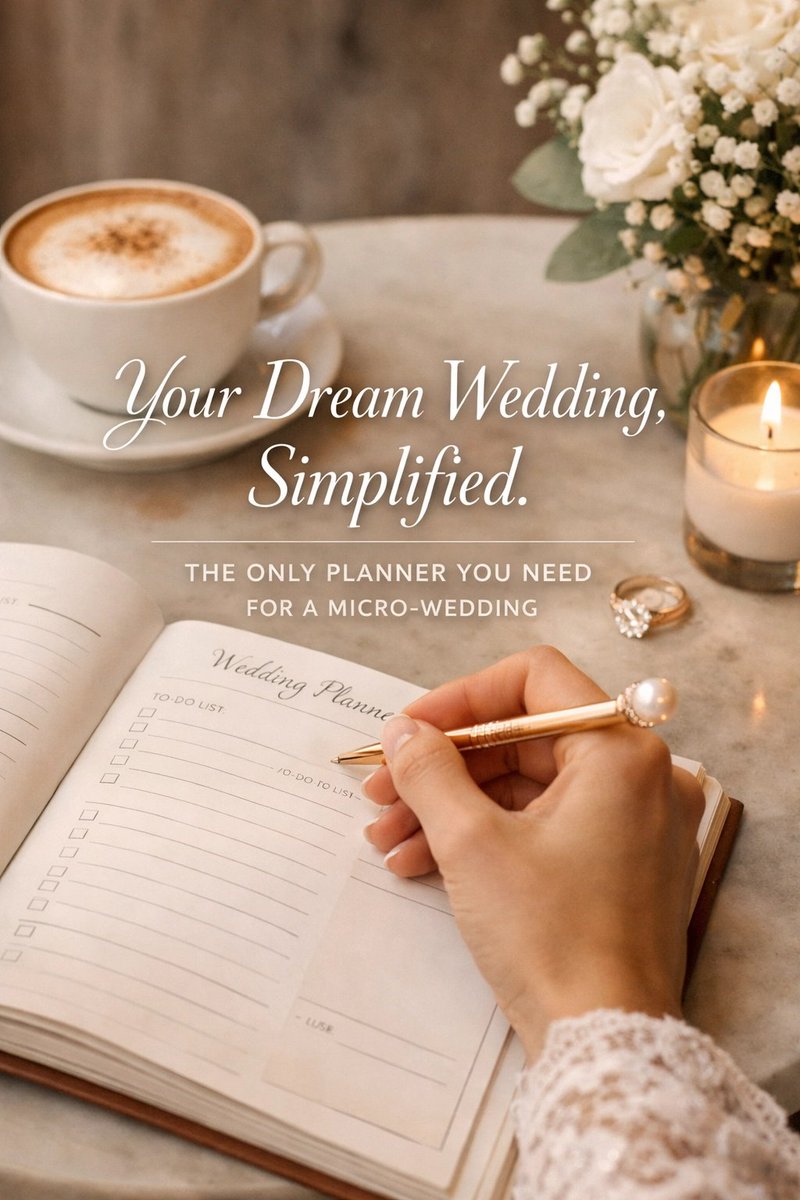 blueflockstudio's tweet photo. Wedding planning shouldn’t be a full-time job! This Micro-Wedding &amp; Elopement Planner gives simple checklists for zero-stress intimate days. https://t.co/aGsvic4oms #StressFreeWedding #MicroWedding #ElopementPlanner #IntimateWedding https://t.co/ux14tFW63B