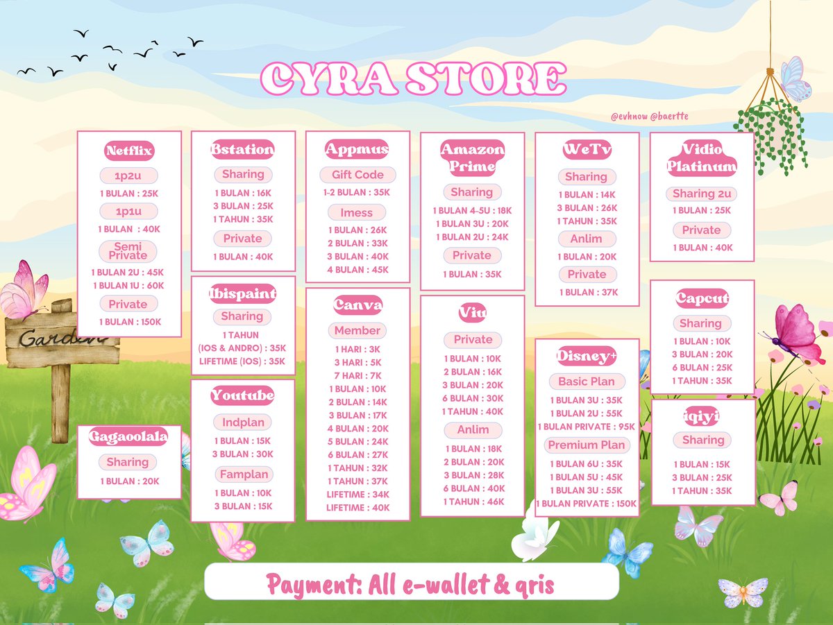 cyra ꕨ‌ jual followers tiktok/ig indo tweet media
