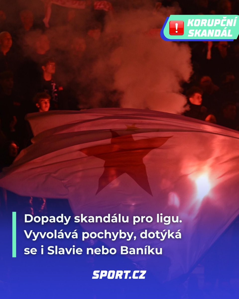sportcz's tweet photo. ❗️Z ligy je do rozsáhlé korupční kauzy zapletena pouze Karviná. Aféra se ovšem dotýká Slavie, dalších pohárových zástupců a prakticky celé soutěže. Jak je to možné? 

👉 https://t.co/Wf7DWQNlaS https://t.co/7FjzZyREwH