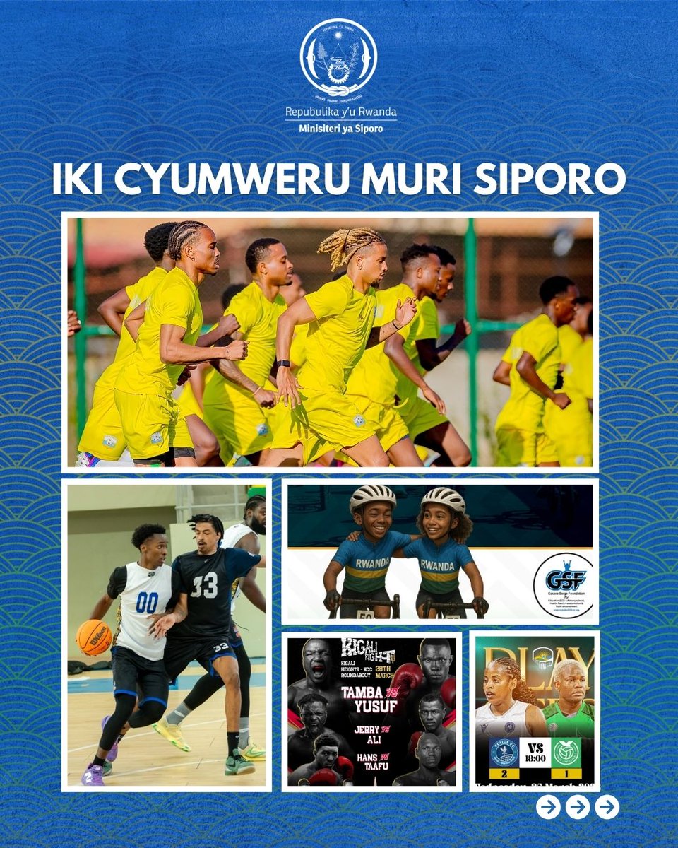 Ministry of Sports | Rwanda tweet media
