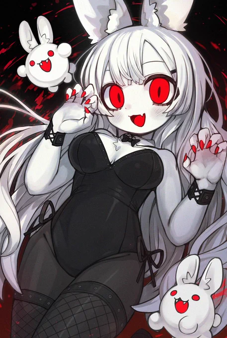 黒バニー白バニー