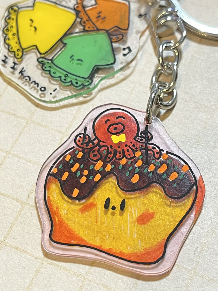 pehimaruco's tweet photo. 先日のガタケでいただいた

「たこ焼き描いてほしいです！」

の声にお応えしてみました🐙
たこ焼きぶっ刺したこが乗っかってます🌵

タコパしたい！

タコス
たこ焼き
タコハイで

トリプルタコパいーじゃん！となりました
この歳でこんな話できるのしあわせだねw
#ガタケ https://t.co/1D4iSiibng