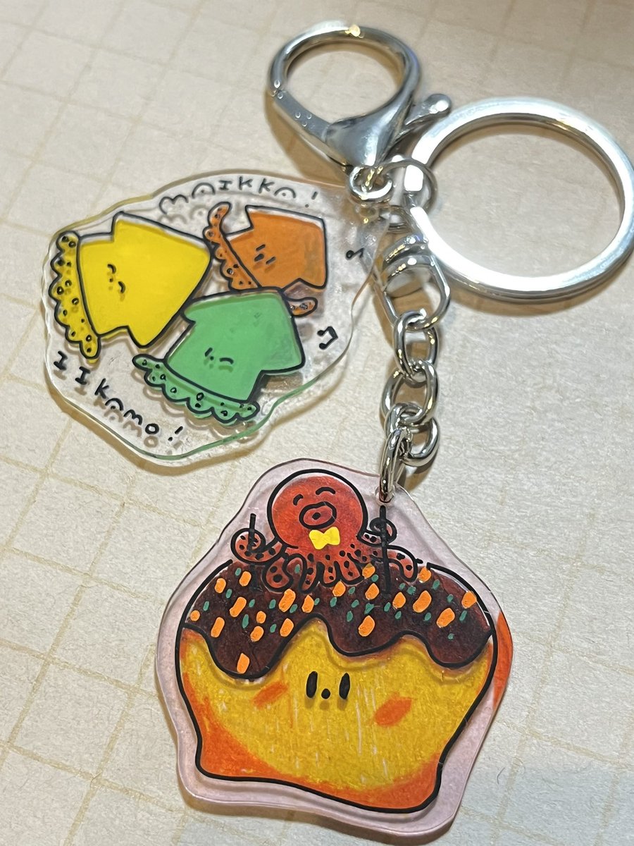 先日のガタケでいただいた

「たこ焼き描いてほしいです！」

の声にお応えしてみました🐙
たこ焼きぶっ刺したこが乗っかってます🌵

タコパしたい！

タコス
たこ焼き
タコハイで

トリプルタコパいーじゃん！となりました
この歳でこんな話できるのしあわせだねw
#ガタケ