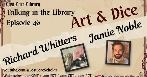 thenobleartist's tweet photo. At 9pm GMT/5pm EDT tonight I'll be chatting like with Richard Whitters on the lost Lost Lore Scholar podcast. Find us on Youtube!

#fantasyart #fantasyartist

https://t.co/D2hHJdhhuq https://t.co/uXDFAyH1ms