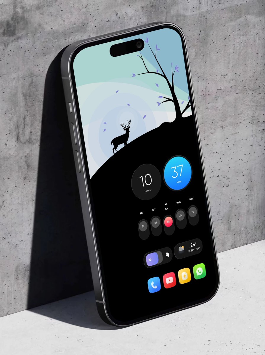 ManjothiAshraf's tweet image. #Wallpaper Walltrap @SachinXpert
#Widget Glass UI Gradient @zeffisetups
#Icons Ares @One4Studio @vukandric
Template @andro_idfans @nalankang1
#soashraf #WithNova #android #androidhomescreen #glassui #aahomescreens #lockscreen #homescreensetup