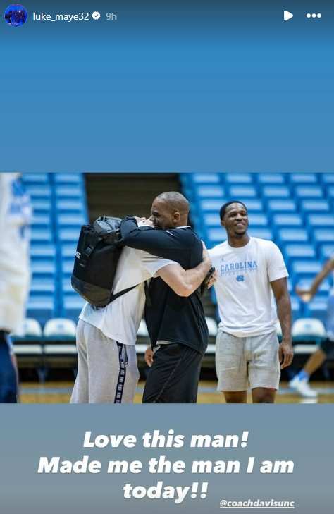 From Luke Maye: