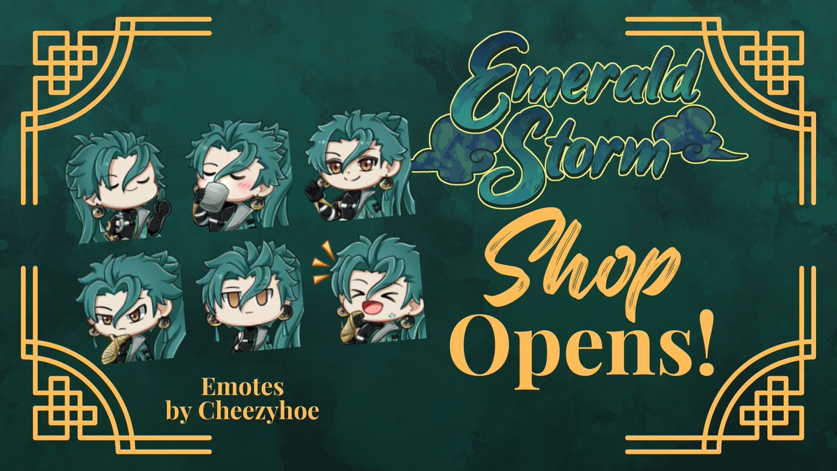 Emerald Storm: A Jiyan Zine 🐉 | PO OPEN NOW tweet media