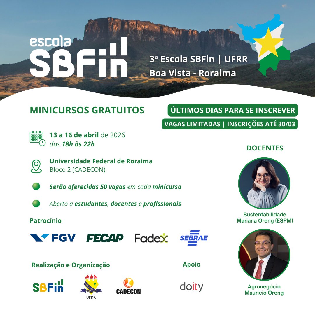 Sociedade Brasileira de Finanças (SBFin) tweet media