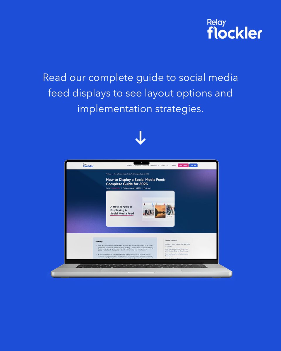 Flockler tweet media