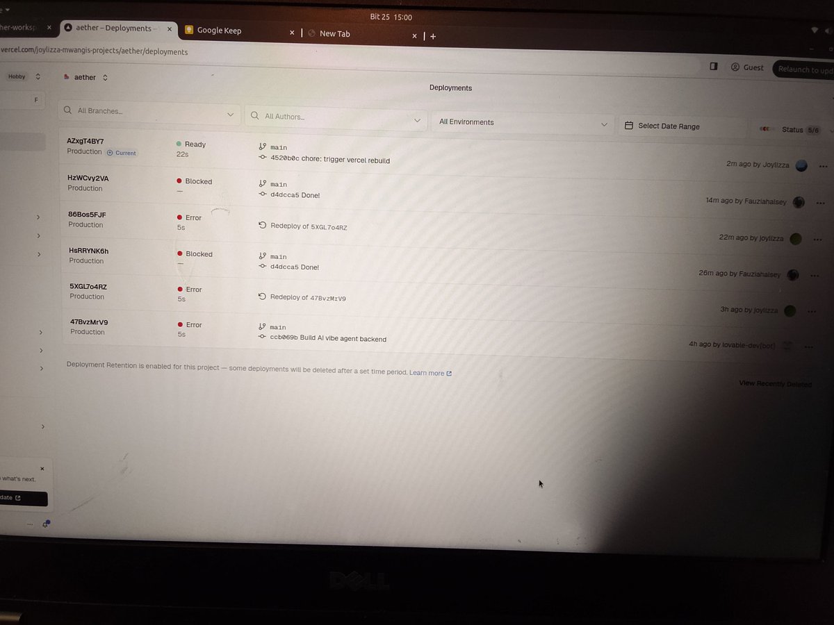 FINALLY DEPLOYED! 🥳🥳💃🏻💃🏻

Sasa wacha tuintegrate <a href="/Africastalking/">Africa's Talking</a> APIs 😌😁😇

<a href="/Fauziahalsey/">Fauzia Omala</a> 
#WomenInTech
#BuildWithAT
#WeLoveNerds