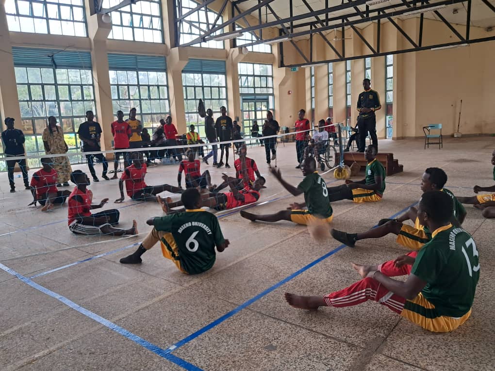 AdaptedAnd's tweet photo. Over the weekend the Makerere University adapted sports team was .@MMUST_Kenya for .@feaus_org disability games in Sitting Volleyball and Goalball. The .@Makerere Female Goalball team won a silver trophy and medals for being second overall.

@MakerereSports @VarsitysportsUG https://t.co/3L2Dvl9TjE