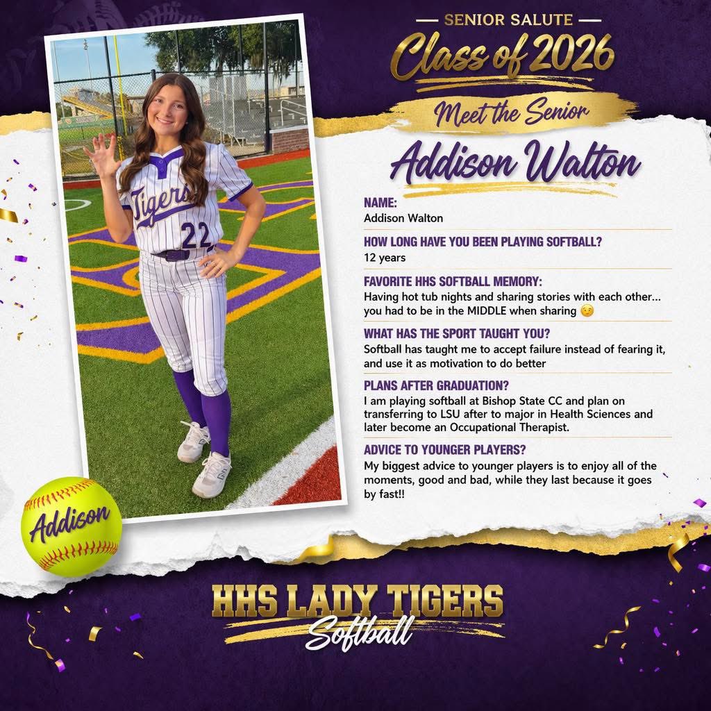 Hahnville High Softball tweet media