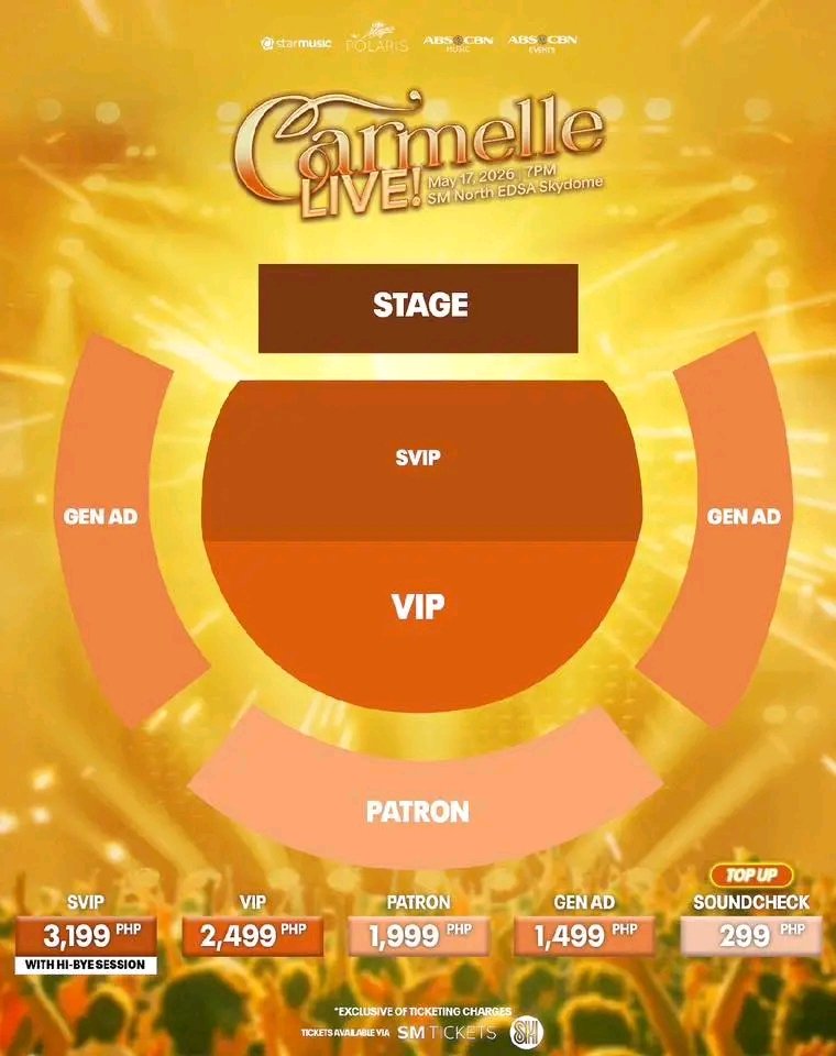 𝗖𝗔𝗥𝗠𝗘𝗟𝗟𝗘 𝗟𝗜𝗩𝗘! 💛

Hello Carmellites, don't forget to mark your calendar on May 17, 2026. Stay tuned for more updates.

#CarmelleCollado
#CarmelleLiveAlbumLaunch