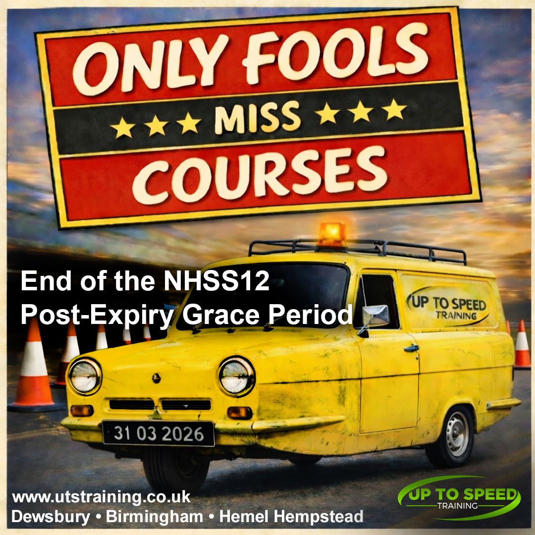 utstraining's tweet photo. THE DATE IS ALMOST HERE!

You might have noticed we've been very vocal about the removal of the NHSS12 post-expiry grace period for expired qualifications.

The grace period is no more as of 31st March 2026.

Don't say we didn't warn you... https://t.co/LmoAcUC2EQ