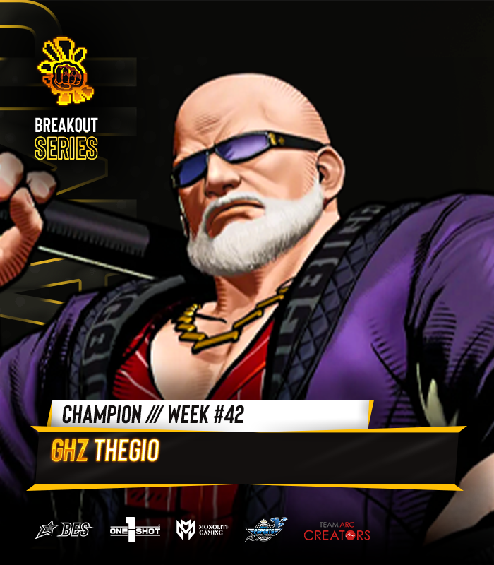 BreakoutES's tweet image. 💫 Breakout Series: #FatalFuryCOTW #42

Congratulations to GHZ TheGio!!!

🏅 Your BES Top 8:
@JohnyKOF / Son Terrgeta / @FightCoachFight / @TheeFerno / @letsdaze_ / @MaigoxKagami / @MrAnnual

🎙️ Special Thanks to: 
@RamenHoodlum &amp;amp; @datboijuiceTV

#FatalFury #CityOfTheWolves