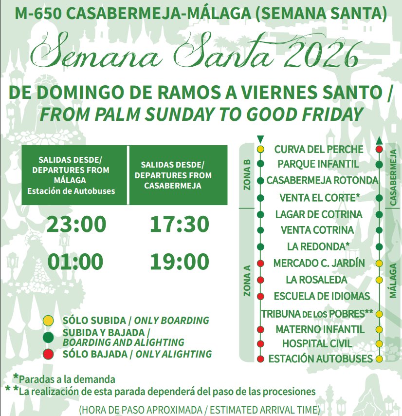 Consorcio Transporte Metropolitano Área de Málaga tweet media