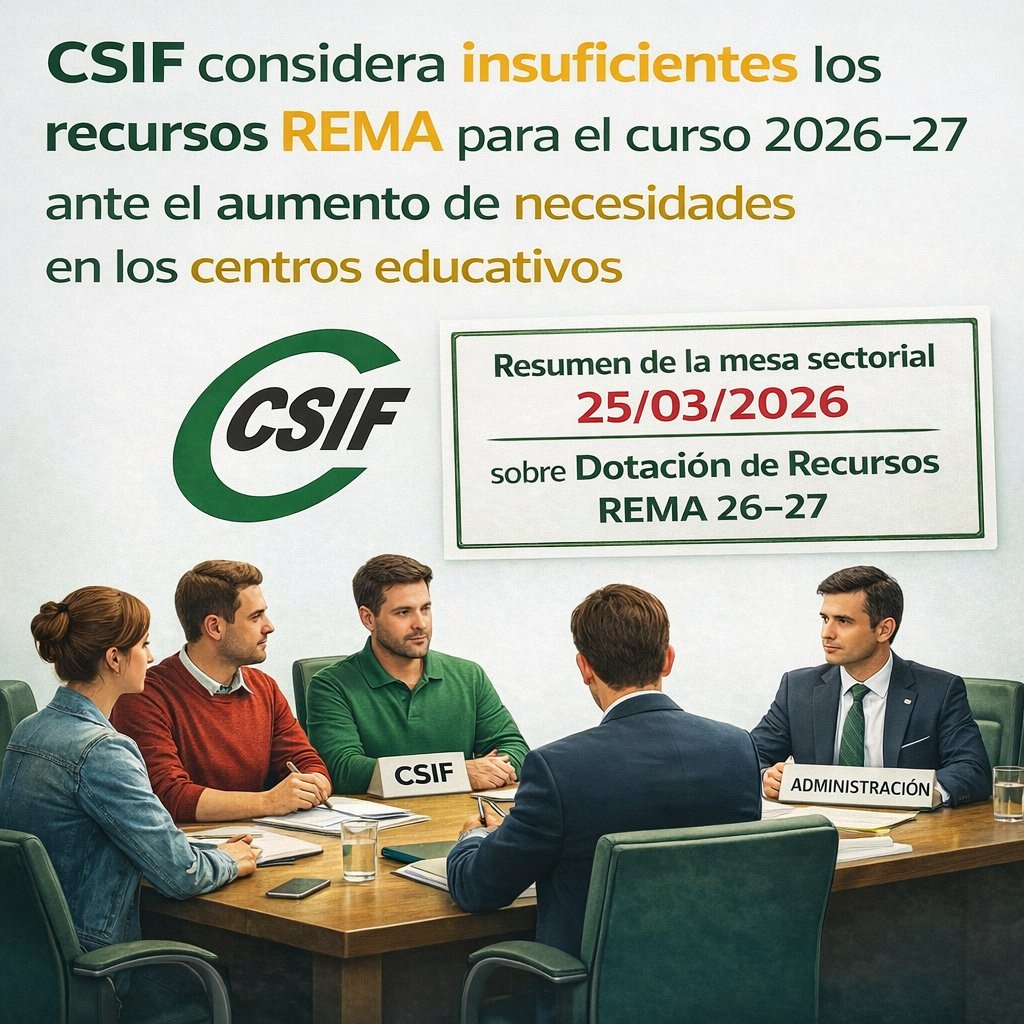 CSIF Educación CV tweet media