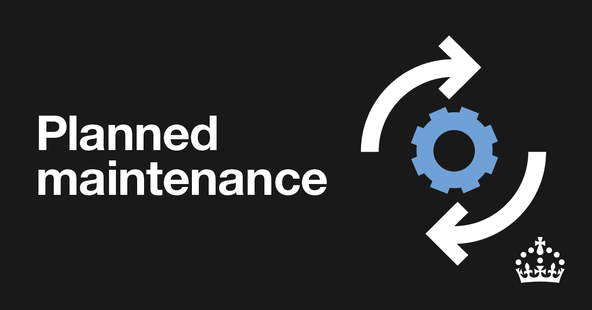⚠️ From 12:30pm to 5:30pm on Wednesday 25 March, there may be disruption to:

- our WebFiling service
- filing information with software

This is while we complete essential maintenance. We're sorry for any inconvenience.