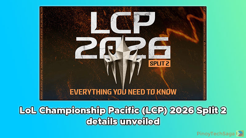 League of Legends Championship Pacific (LCP) returns on April 4, 2026, with Split 2, and here's all you need to know, from match schedule to format.
Read more: pinoytechsaga.blogspot.com/2026/03/lol-ch…
#LeagueOfLegends #LoL #LoLPacific #LCP #LCP2026 #esports