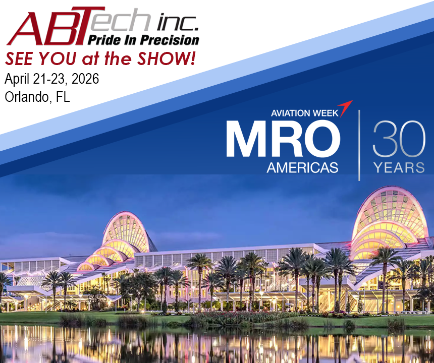 ABTechInc's tweet photo. We’re heading to ✈️
April 21–23 in Orlando. See our Turbine Engine Assembly platforms, engineered for repeatability, stack projection &amp; inspection. See us at Booth 5513! 
#precisionengineering #Aerospace #MROAmericas https://t.co/jVxDv5lhcx