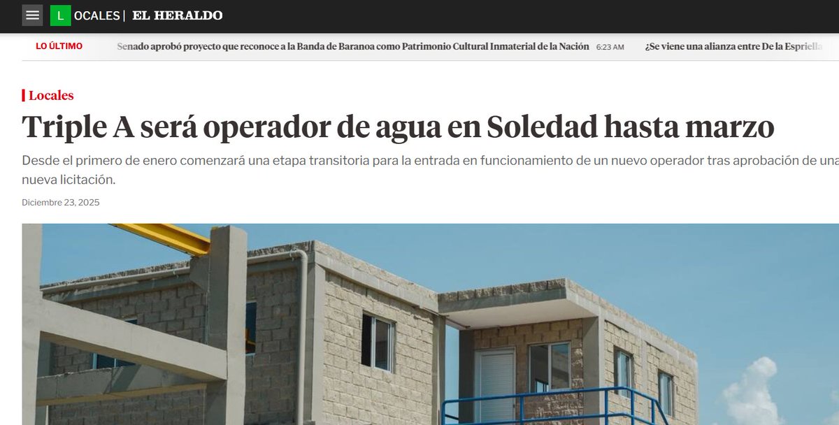 El negociado que estarían haciendo Eduardo Pulgar y  Alcira Sandoval para quedarse con la operación del servicio de agua y alcantarillado en Soledad.
Quieren ser socios del nuevo Operador para los proximos 30 años.
Sociedad Civil de Soledad duerme placidamente ante este negocio.