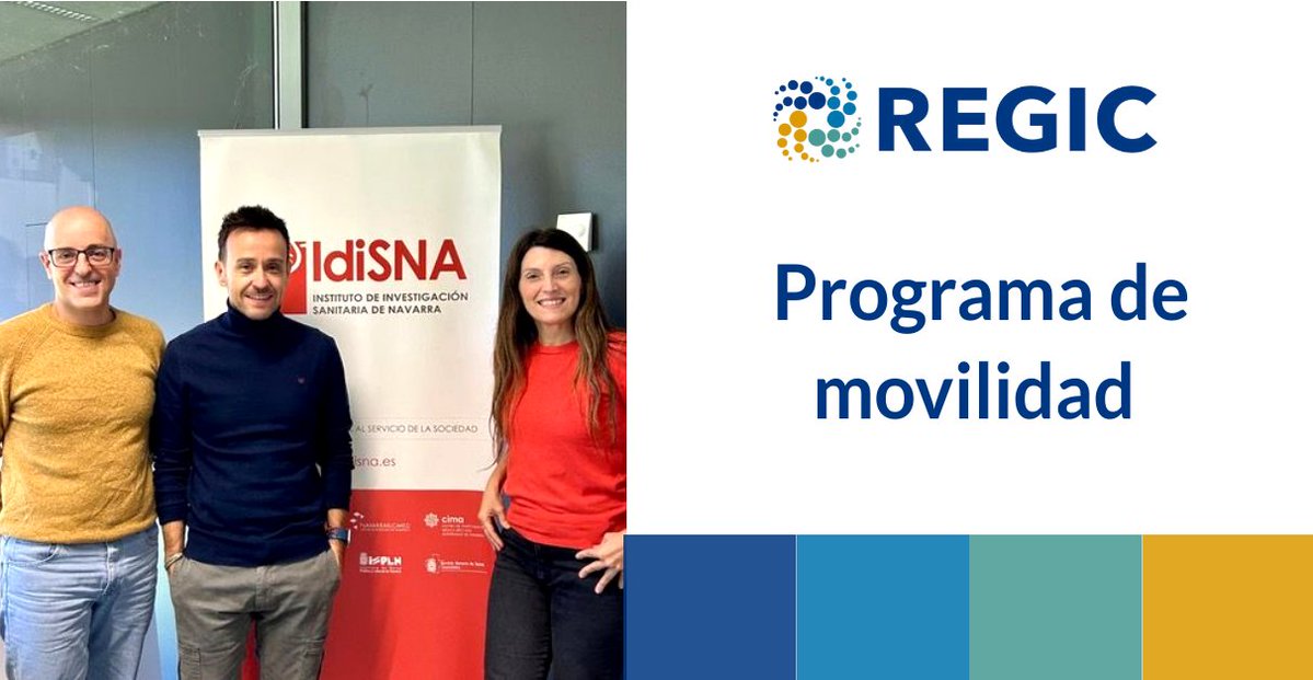 _regic's tweet photo. 🌍🔄 Cecilio Maestra Sánchez (@FIBAO) ha participado en el #ProgramaMovilidadREGIC2025 en el área de gestión económica, con una estancia en @idisnanavarra
🤝 Intercambio de experiencias y mejora de procesos entre entidades. https://t.co/utkCEHm1Cv https://t.co/Xk9Fr2cfLr
