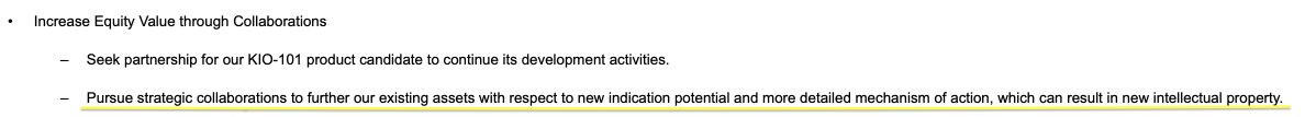 $KPRX
- P2 data for KIO-104 and KIO-301 now expected in H1/27 and Q3/27 vs. “early 2027” previously
- $17M cash and cash equivalents as of YE25
- Cash runway reiterated into late 2027
- NEW: KIO-300 with preclinical ex vivo PoC in epilepsy (+ additional phrase in the 10-K, see