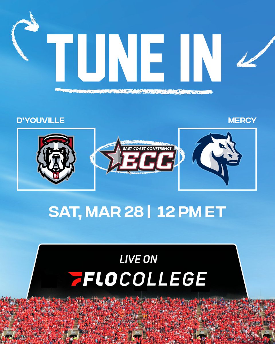 FloCollegeSB's tweet image. Who doesn't like free stuff??

Watch @DYouvilleSB vs @mercymavericks for FREE this Saturday on the FloCollege Softball YouTube Channel.

📺: flosports.link/4bemJ6u

#ECC | @ECCSports