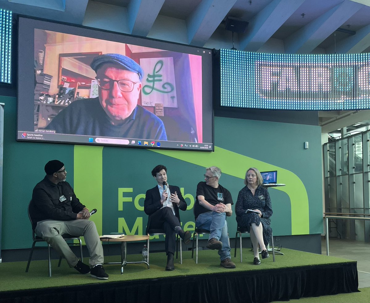 FairGameUK's tweet photo. Fascinating discussion around what the Independent Football Regulator means for football, hosted by @_JordanJBryan and featuring David Riley form @TheIFROfficial, @GoldbergRadio, Bernadette Young from Indigo Governance and Fair Game’s @NiallCouper #FGC26 https://t.co/XCccon315y