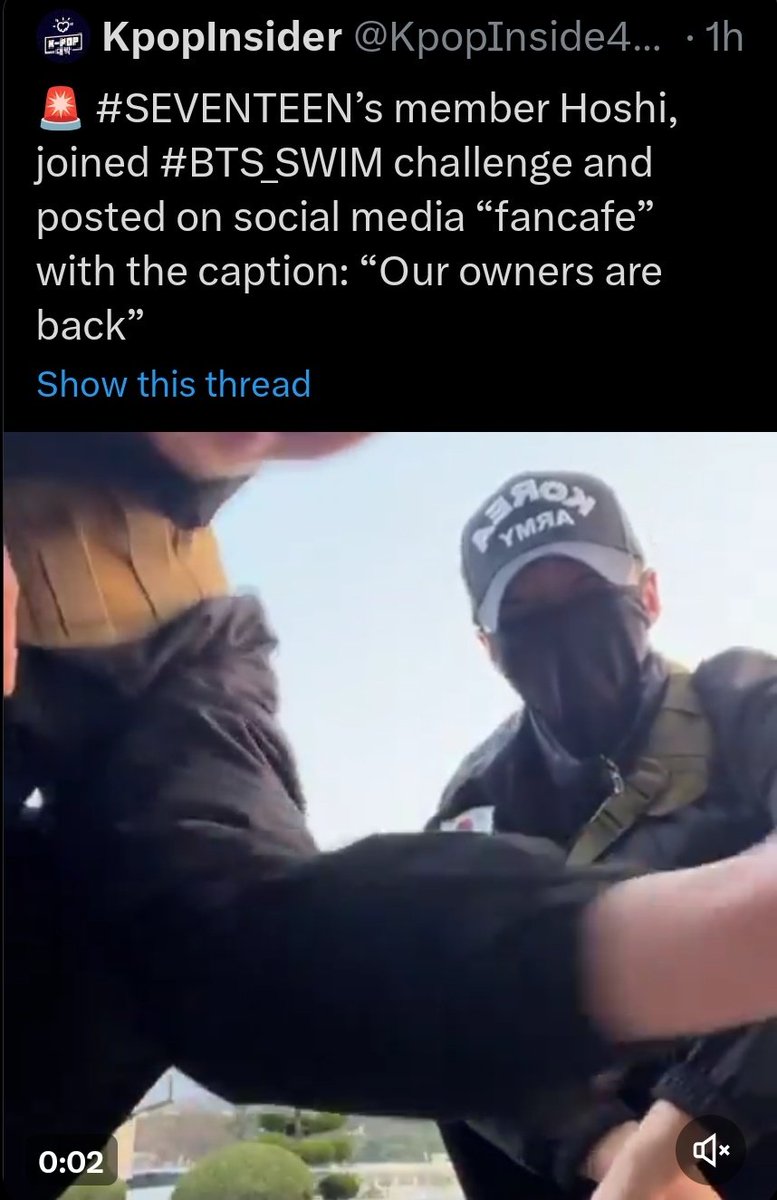 it was never unprovoked. however, whether i post that shade tweet or not, #that fandom will use that video to drag svt/hoshi... 

now look at this acc saying bullshit