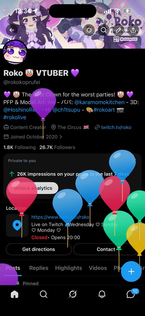 Roko 🤡 VTUBER 💜 tweet media