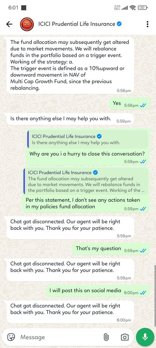 ChromaticFringe's tweet photo. very poor customer service @ICICIPruLife @ICICIBank_Care , the live agent was not even ready to understand what the issue was , i hold a ICICI bank salary account for the past 15 years and bought few policies based on the trust, is this how you handle your 'valued'customers ? https://t.co/R3ajmHdByN