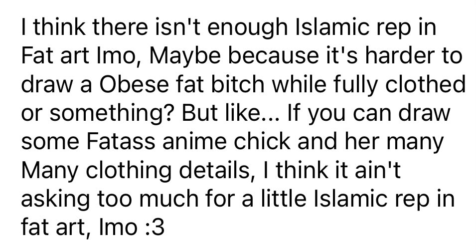 Fat Confessions tweet media